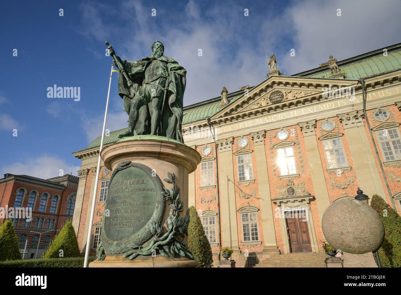 Statue Gustavo Erici, Riddarhuset, Versammlungshaus schwedischer Adel, Stockholm, Schweden Stockfoto