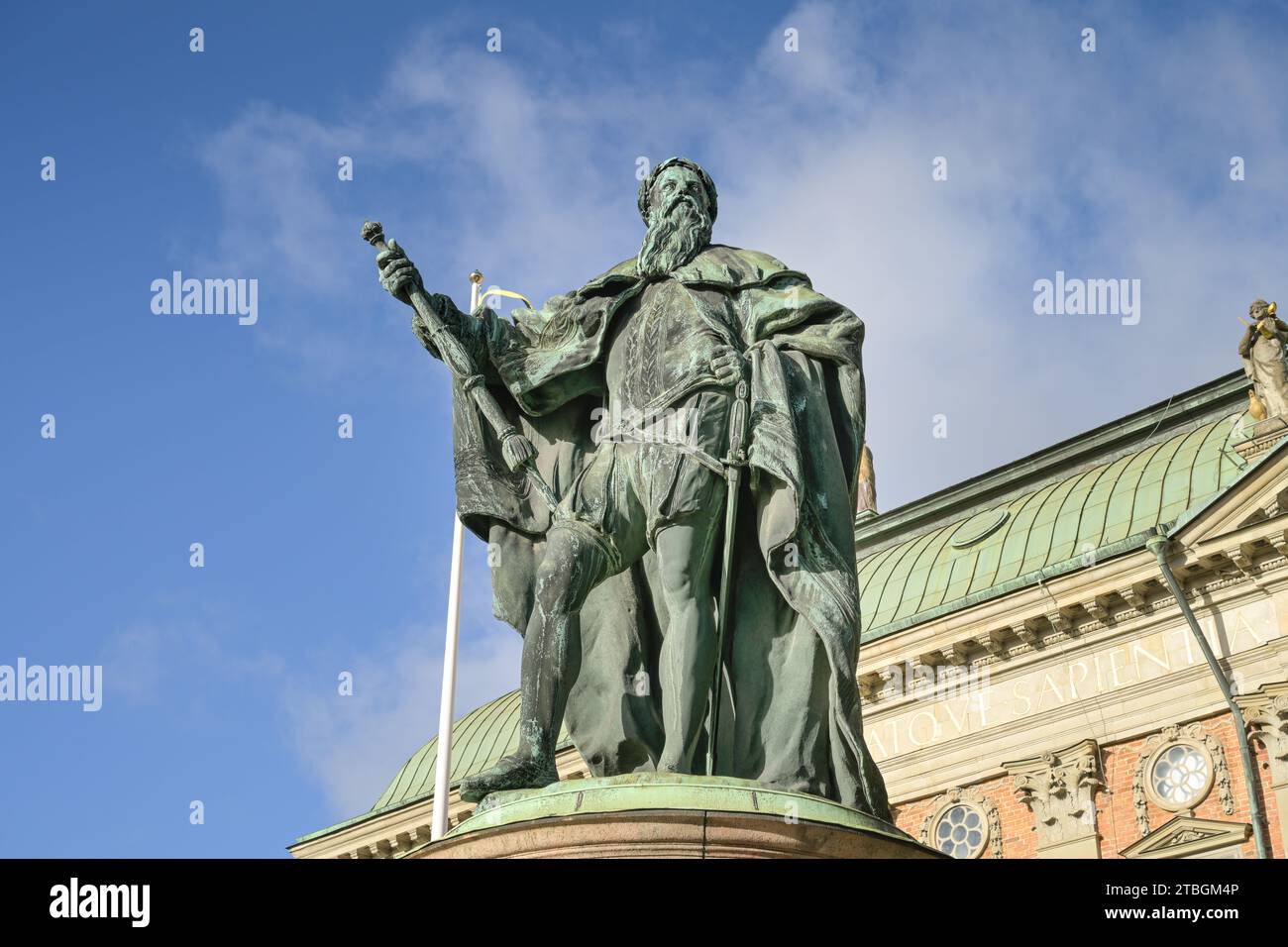 Statue Gustavo Erici, Riddarhuset, Versammlungshaus schwedischer Adel, Stockholm, Schweden Stockfoto