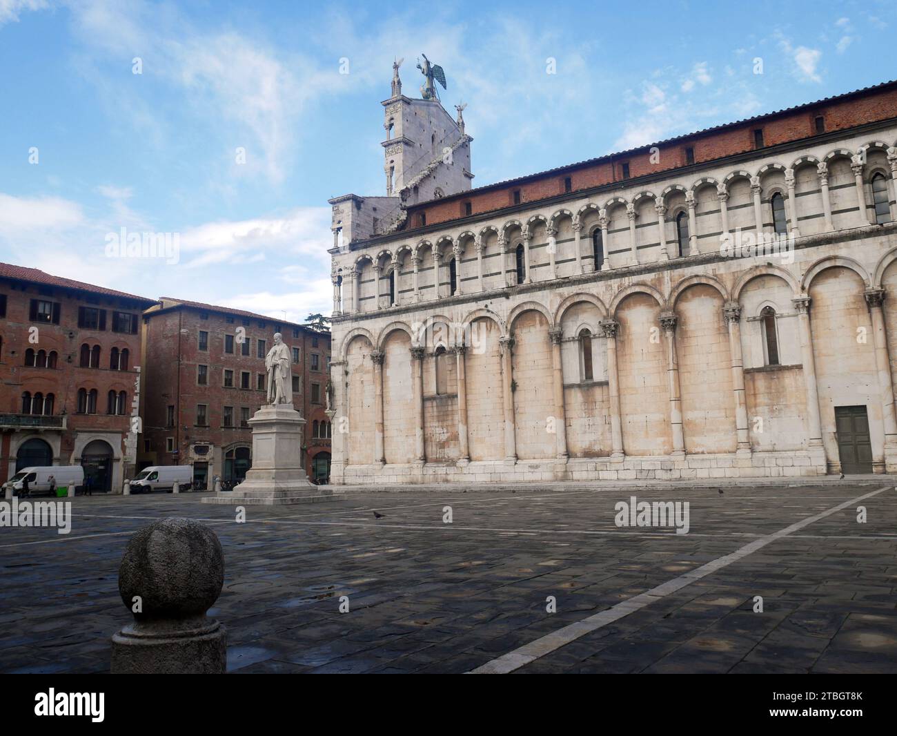 Lucca, Toskana, Italien. Kirche San Michele Stockfoto