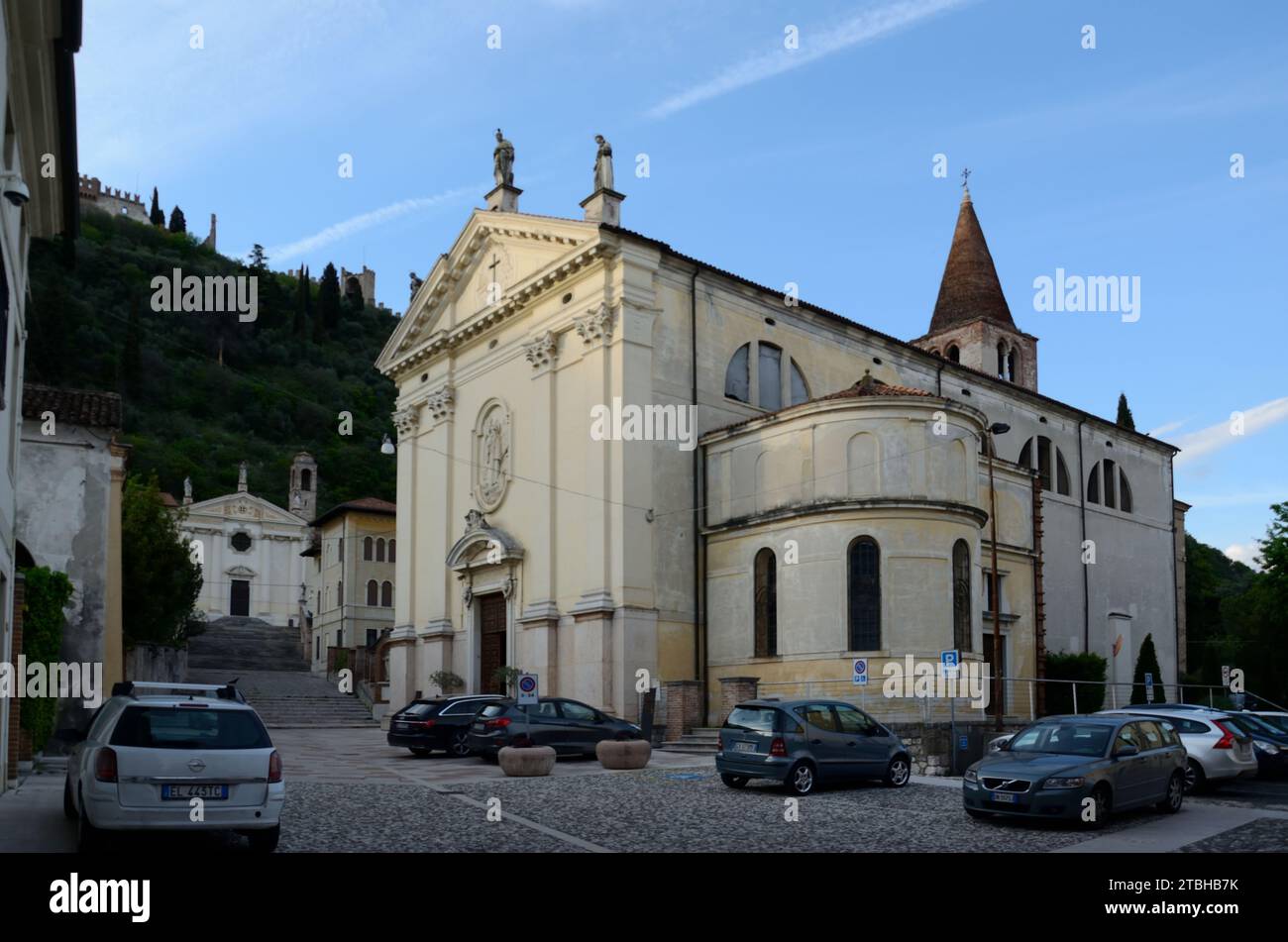 Chiesa Parrocchiale di Sant'Antonio Abate, Marostica, Vicenza, Veneto, Italien, Europa Stockfoto
