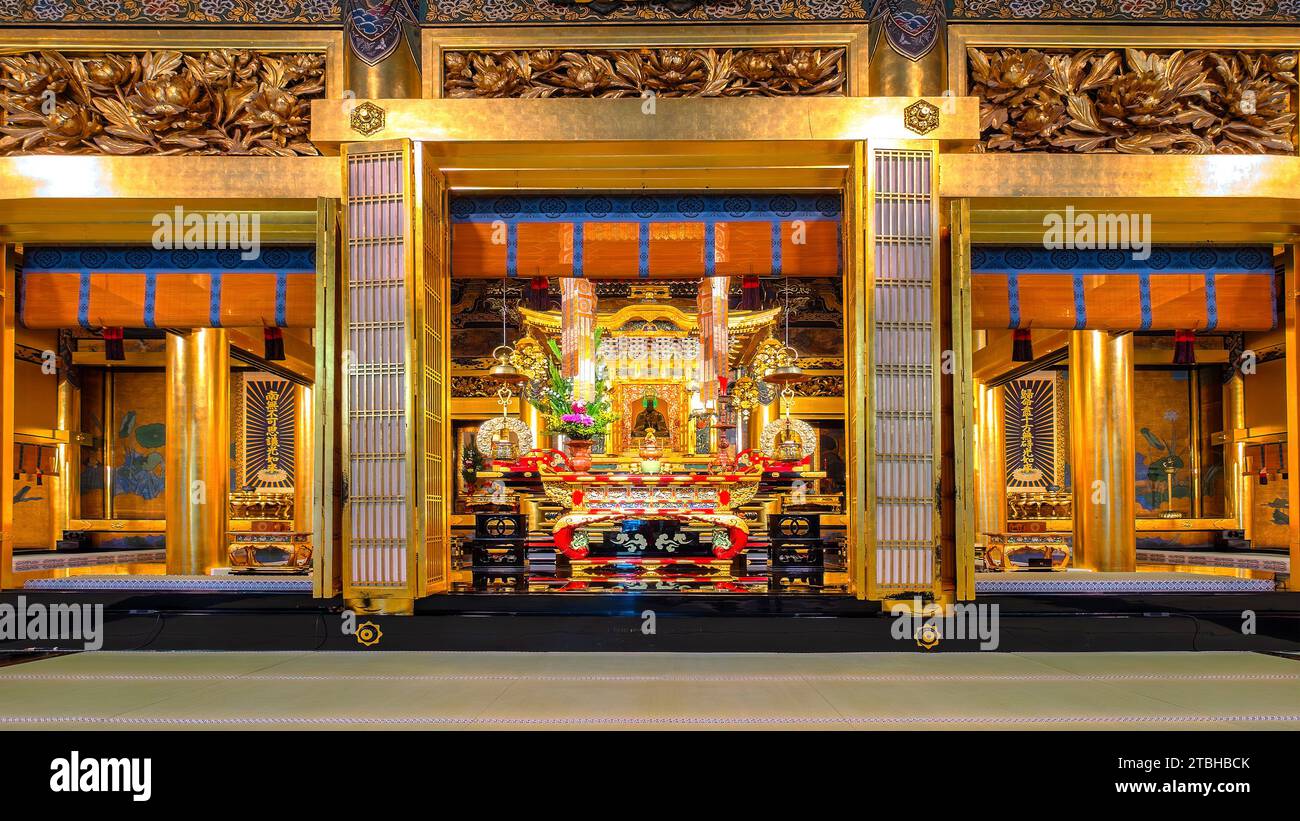 Kyoto, Japan 6. April 2023 Nishi HonganJI ist einer von zwei Jodo