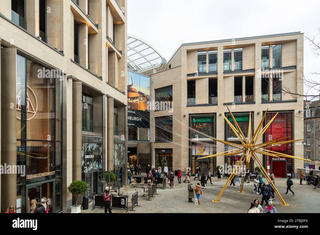 St. James Quarter, Edinburgh, Schottland Stockfoto