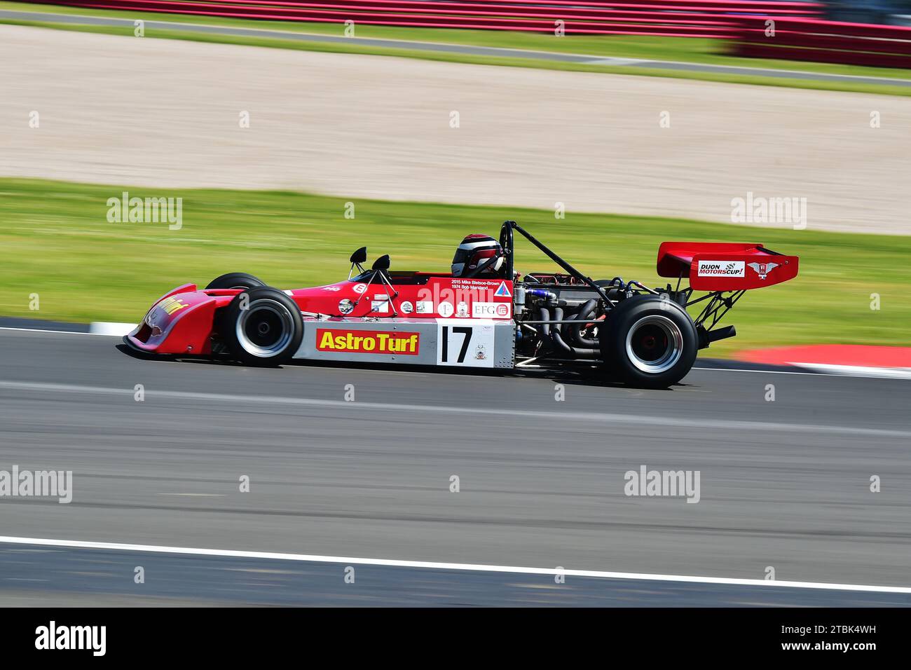 Mike Bletsoe-Brown, Chevron B27, HSCC Silverstone International Meeting, HSCC Historic Formula 2 Championship, Teil der HSCC Historic Formula 2 Int Stockfoto