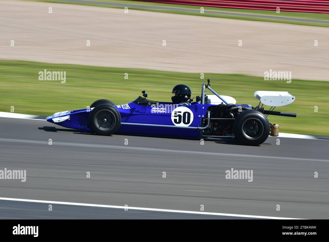 Ewan Bason, März 712, HSCC Silverstone International Meeting, HSCC Historic Formula 2 Championship, Teil der HSCC Historic Formula 2 International Stockfoto