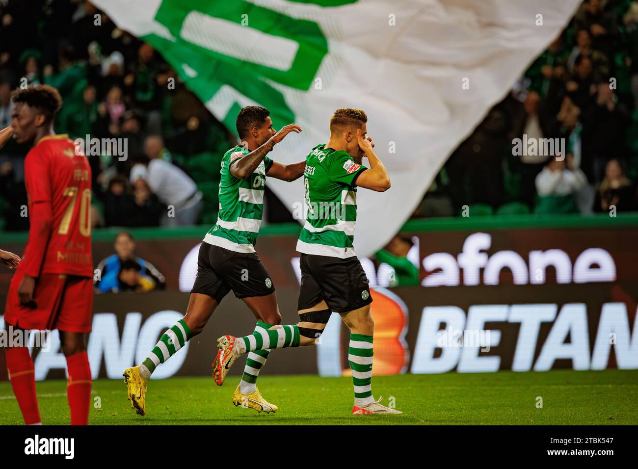 Viktor Gyokeres während der Liga Portugal 23/24 Spiel zwischen Sporting CP und Gil Vicente FC, Estadio Jose Alvalade, Lissabon, Portugal. (Maciej Rogowski) Stockfoto