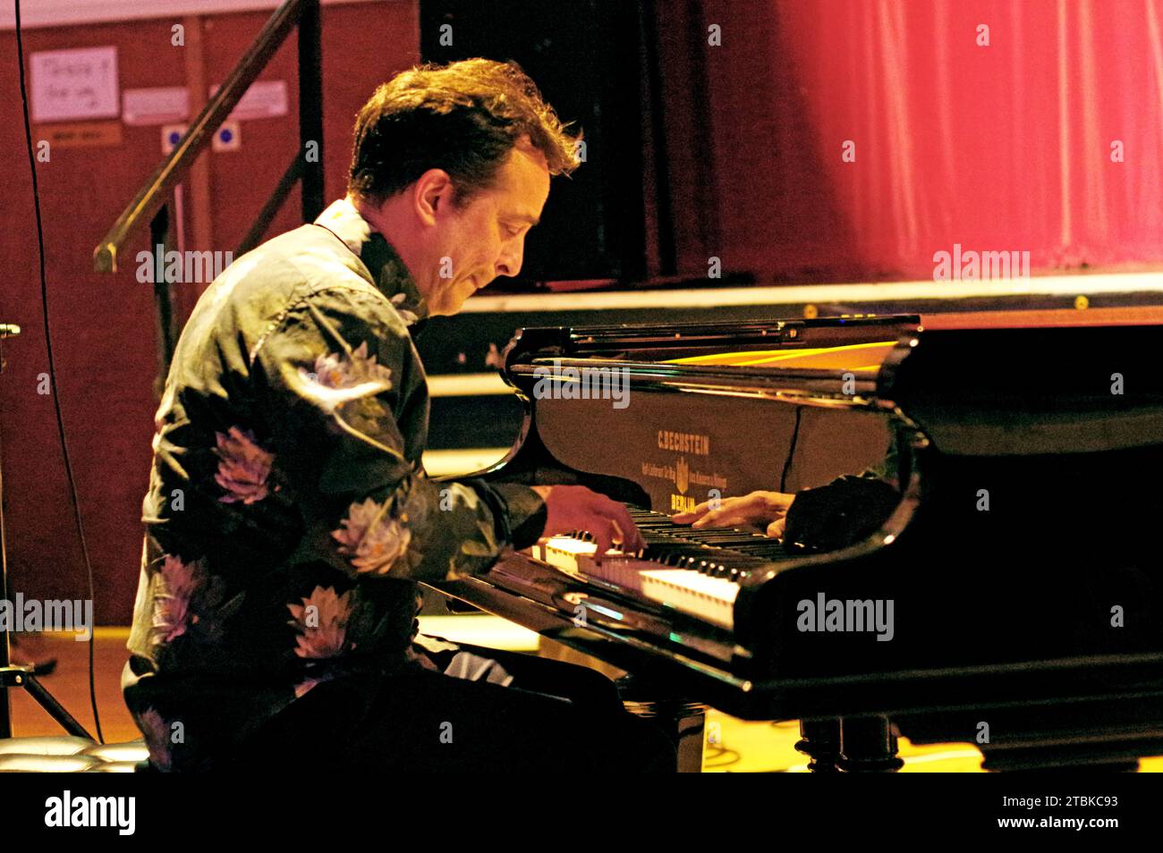 Jason Rebello, Jason Rebello &#x2013; Tim Garland Duo, Battle Jazz Festival, Battle, East Sussex, Juli 2023. Stockfoto