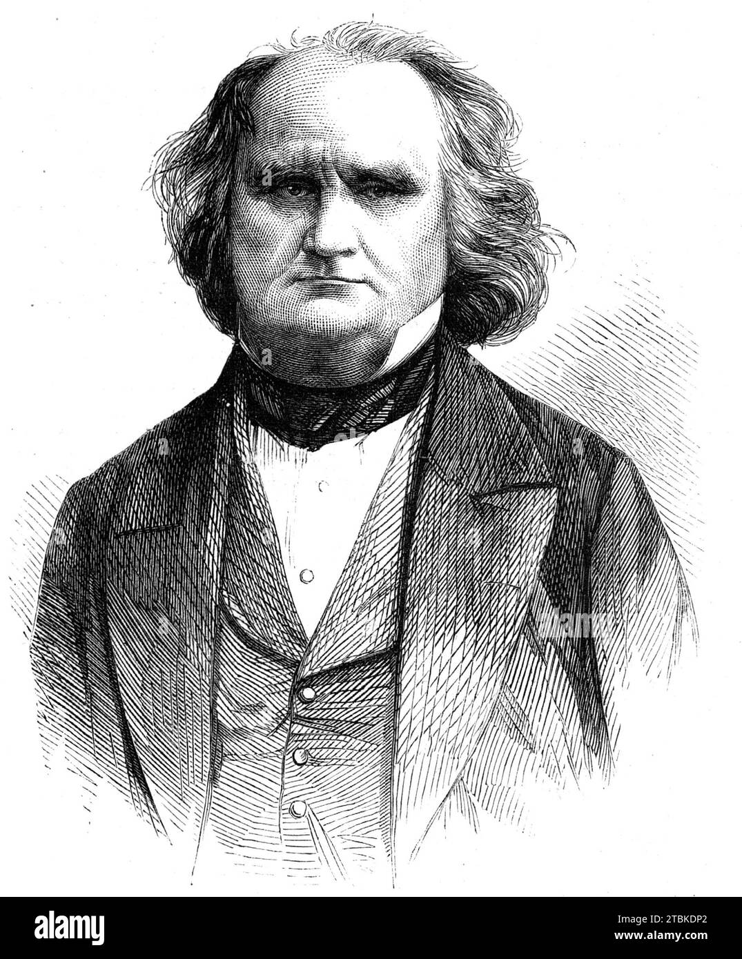 Mr. Mason - einer der Konföderierten Kommissare in England und Frankreich nahm 1861 an Bord der Trent. Amerikanischer Bürgerkrieg. Die Diplomaten James M. Mason und John Slidell wurden von den Offizieren der San Jacinto (angeführt von Charles Wilkes) verhaftet, während sie an Bord des britischen Postdampfers Trent waren. „Obwohl Mr. Mason nicht mit bemerkenswerter Energie oder Brillanz ausgestattet ist, hat er immer seine Fähigkeit für Angelegenheiten gezeigt; während er über seinen persönlichen Charakter als Gentleman von hoher Ehre und erhabenen Gefühlen nie versucht wurde, gewirkt zu werden.“ Aus Illustrated London News, 1861. Stockfoto