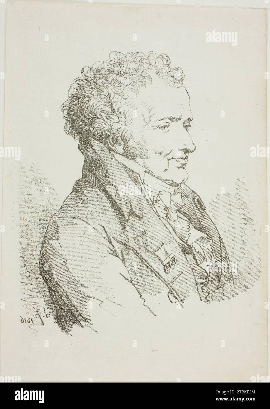 Porträt von Vivant-Denon, 1816. Stockfoto