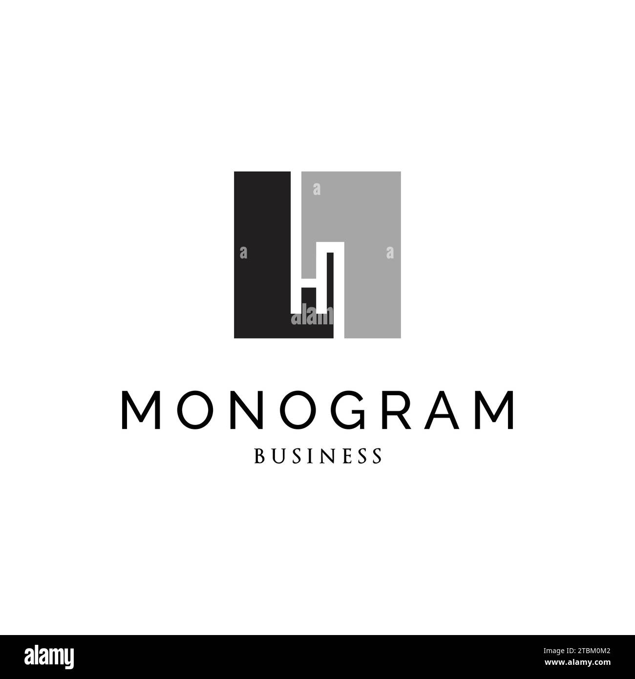 Initial Letter HN Monogramm Icon Logo Design Vorlage Stock Vektor