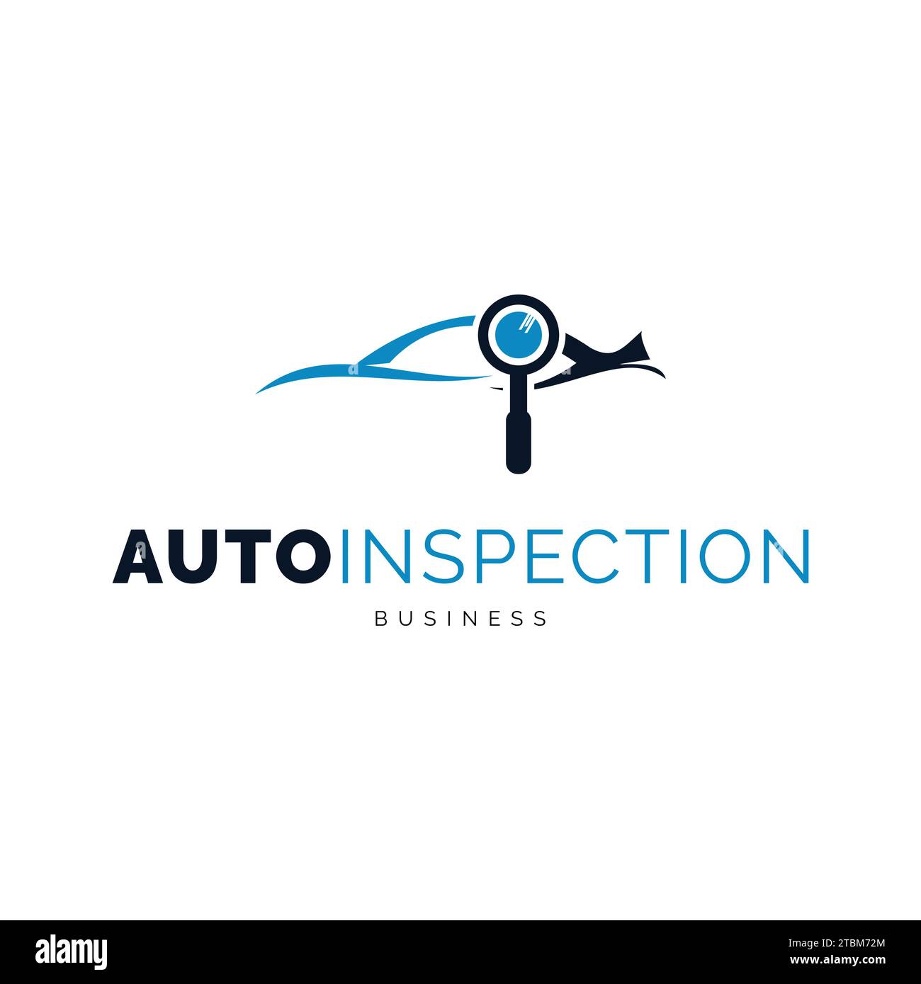 Inspiration für das Design des Icon für die Fahrzeuginspektion Stock Vektor