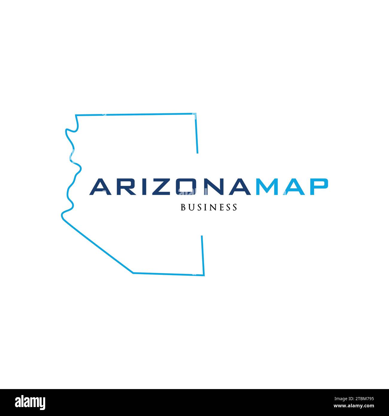 Designvorlage Für Arizona Map Icon Logo Stock Vektor