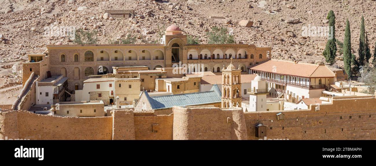Katharinenkloster. Griechisch-orthodoxes Kloster. Sinai. Ägypten Stockfoto