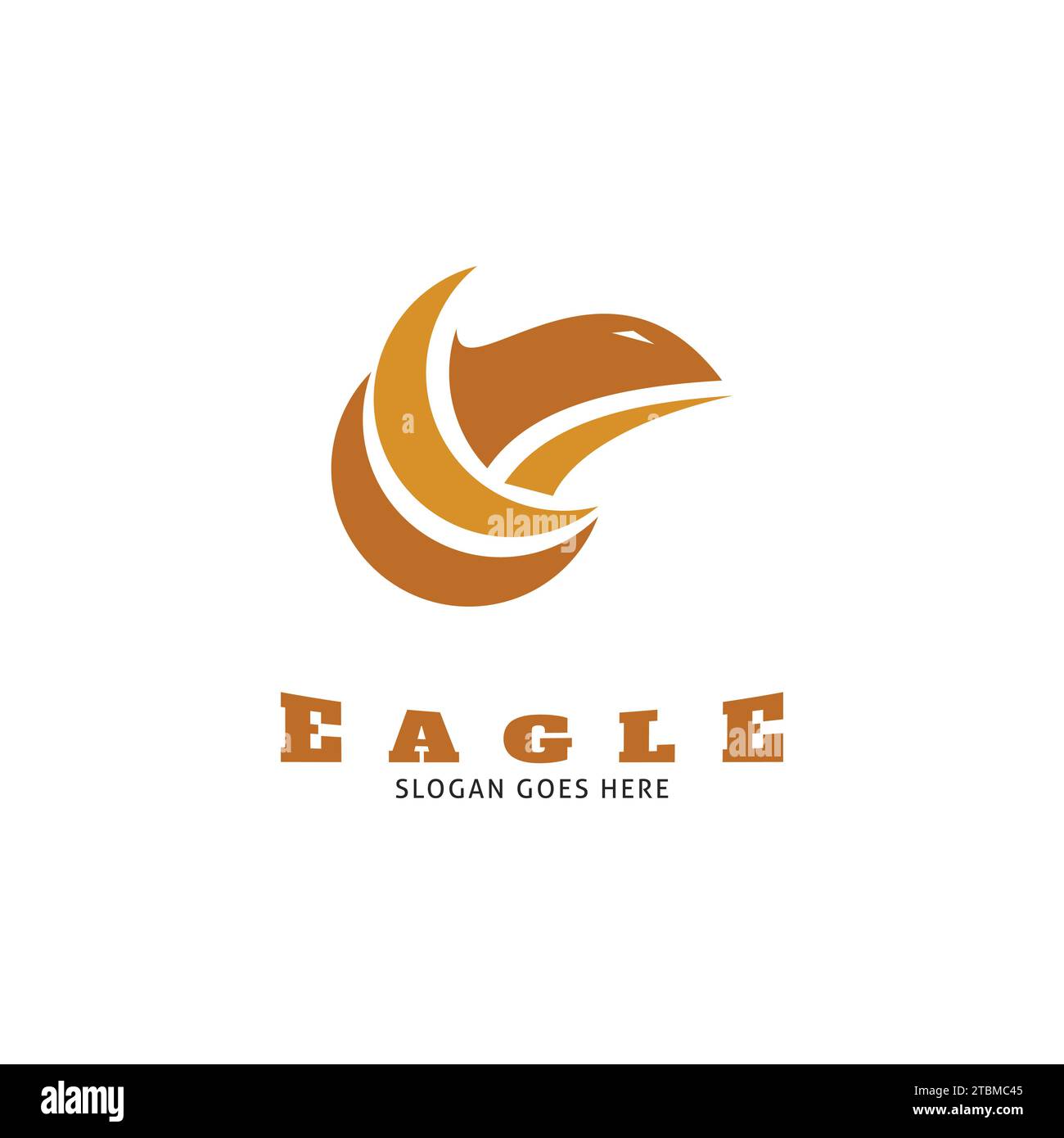 Eagle Icon Vektor Logo Vorlage Illustration Design Stock Vektor