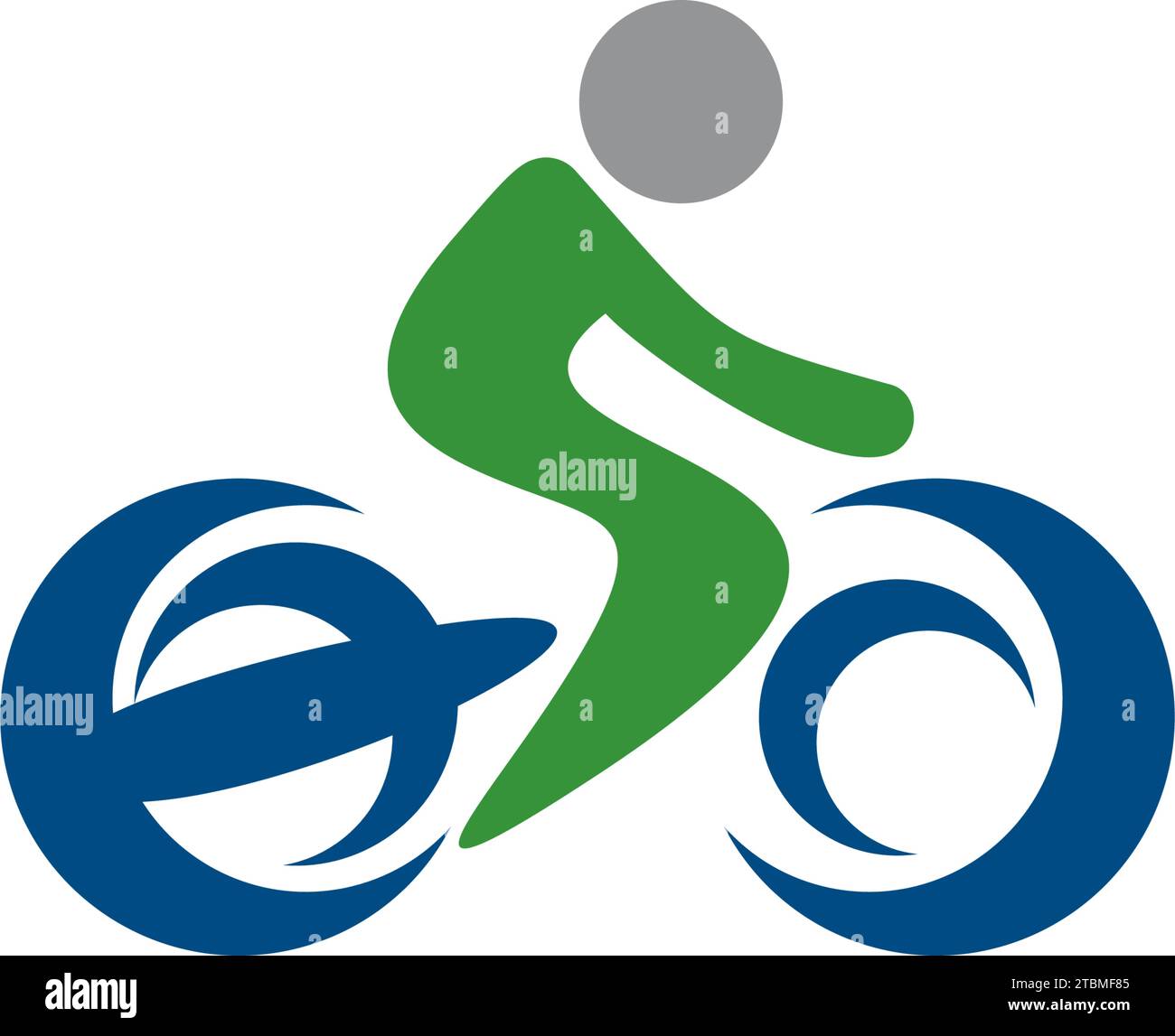 Ist ein Symbol mit Sport, vor allem Radfahrer verbunden Stock Vektor