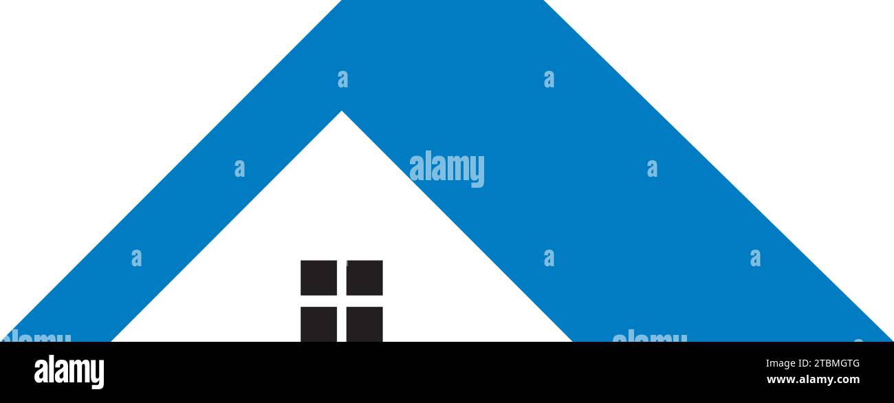 Ist ein Symbol der Haus-, Aufenthalts- oder Gehäuse ergänzende Stock Vektor