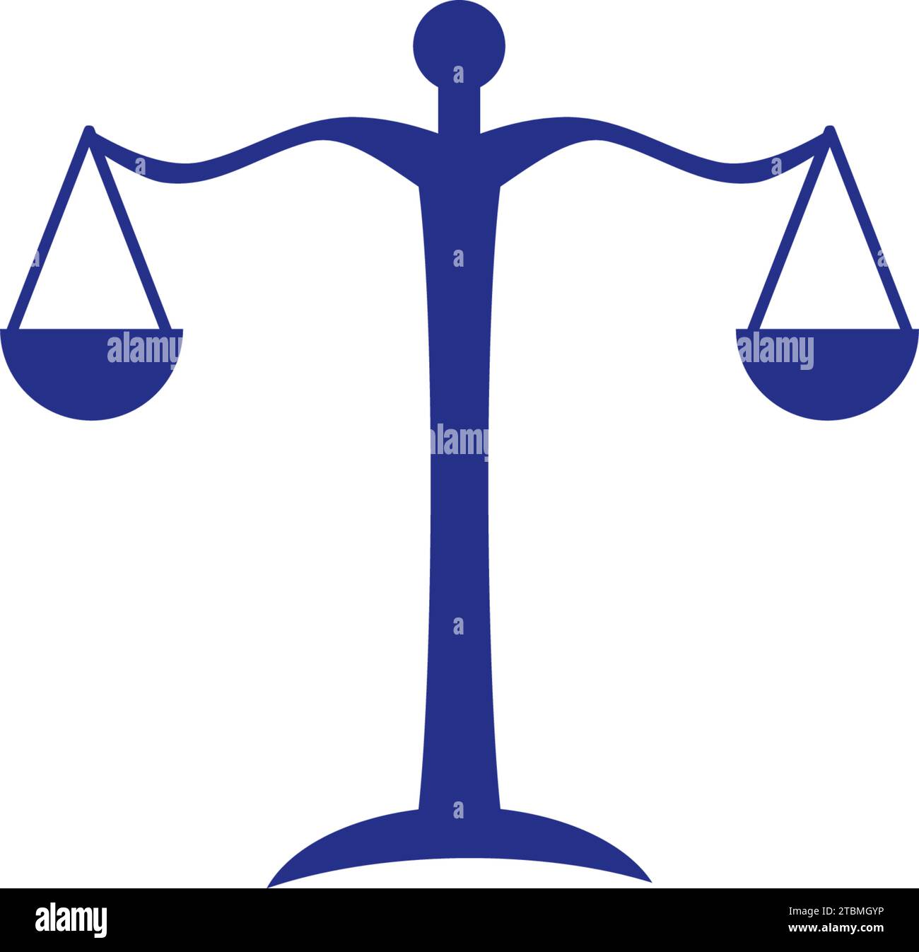 Ist ein Symbol symbolisiert Recht, Fall, Richter und Staatsanwalt Stock Vektor