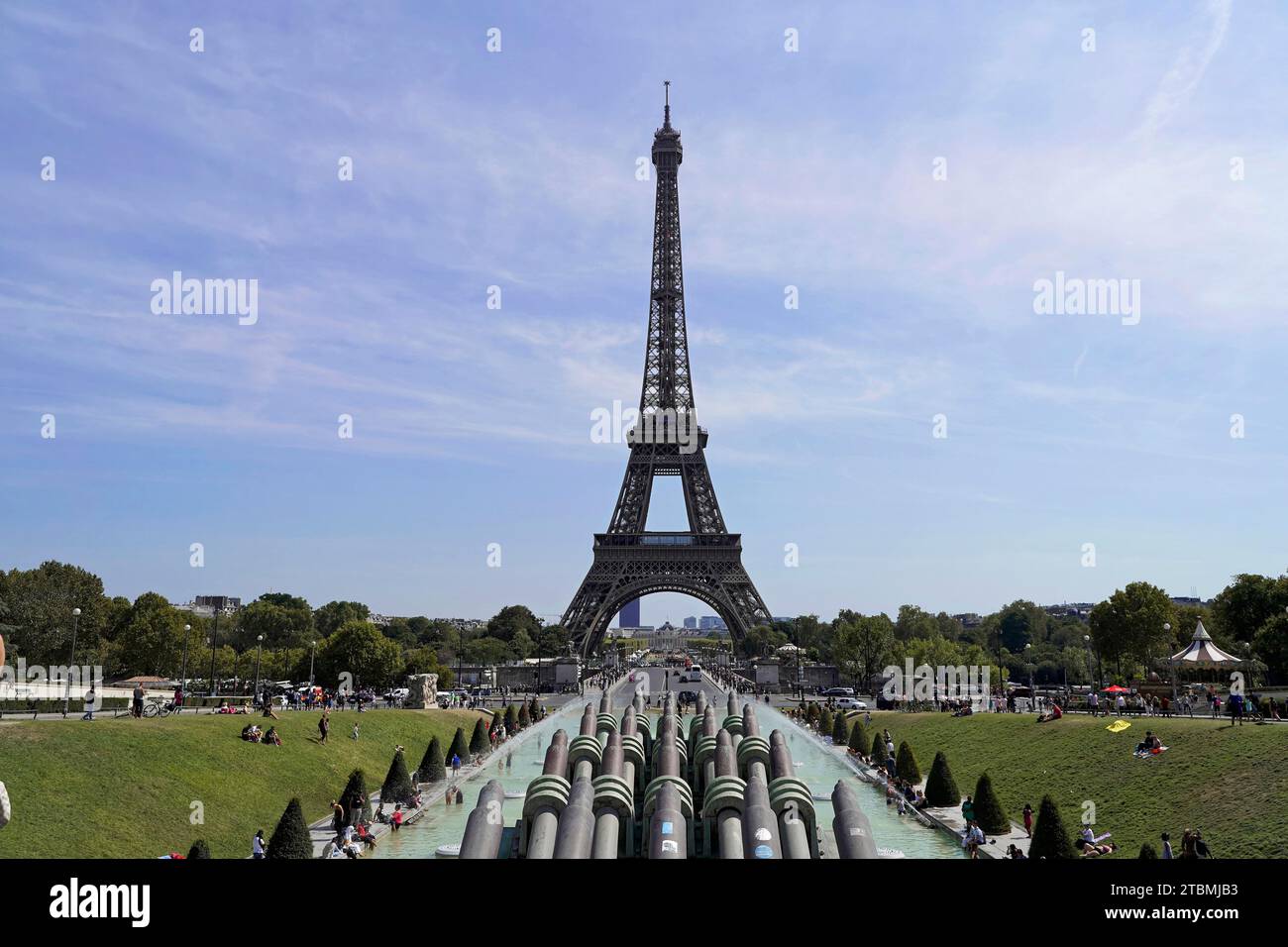 Eiffelturm, Wahrzeichen von Paris, Frankreich Stockfoto
