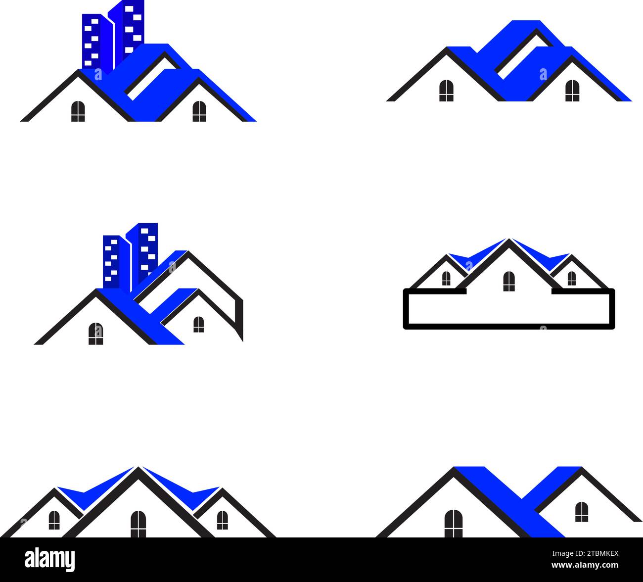 Ist ein Symbol der Haus-, Aufenthalts- oder Gehäuse ergänzende Stock Vektor