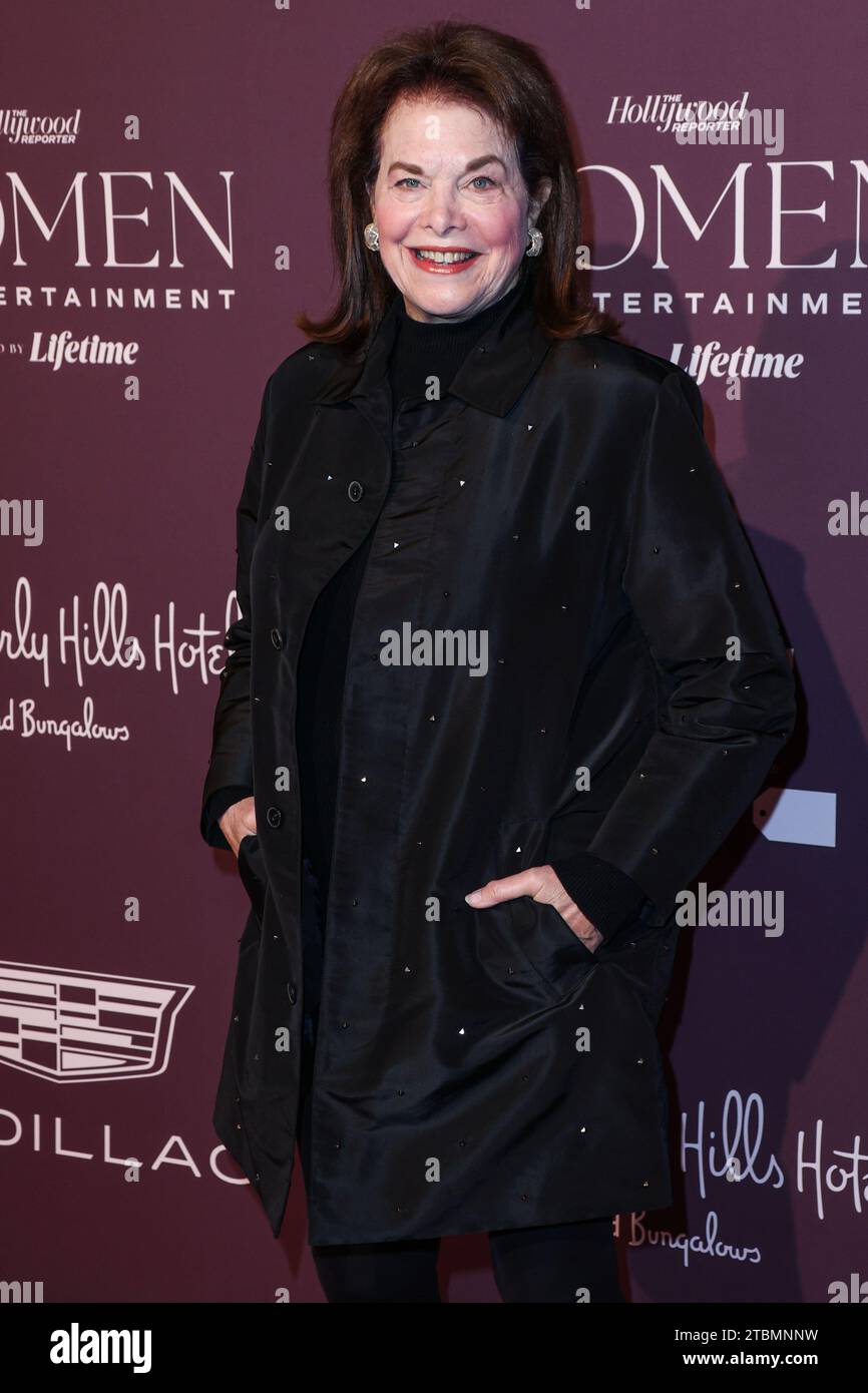 Beverly Hills, Usa. Dezember 2023. BEVERLY HILLS, LOS ANGELES, KALIFORNIEN, USA - 7. DEZEMBER: Sherry Lansing, ehemaliger Manager des US-amerikanischen Filmstudios, trifft auf der Hollywood Reporter's Women in Entertainment Gala 2023 ein, die von Lifetime im Beverly Hills Hotel veranstaltet wird, am 7. Dezember 2023 in Beverly Hills, Los Angeles, Kalifornien, USA. (Foto: Xavier Collin/Image Press Agency) Credit: Image Press Agency/Alamy Live News Stockfoto