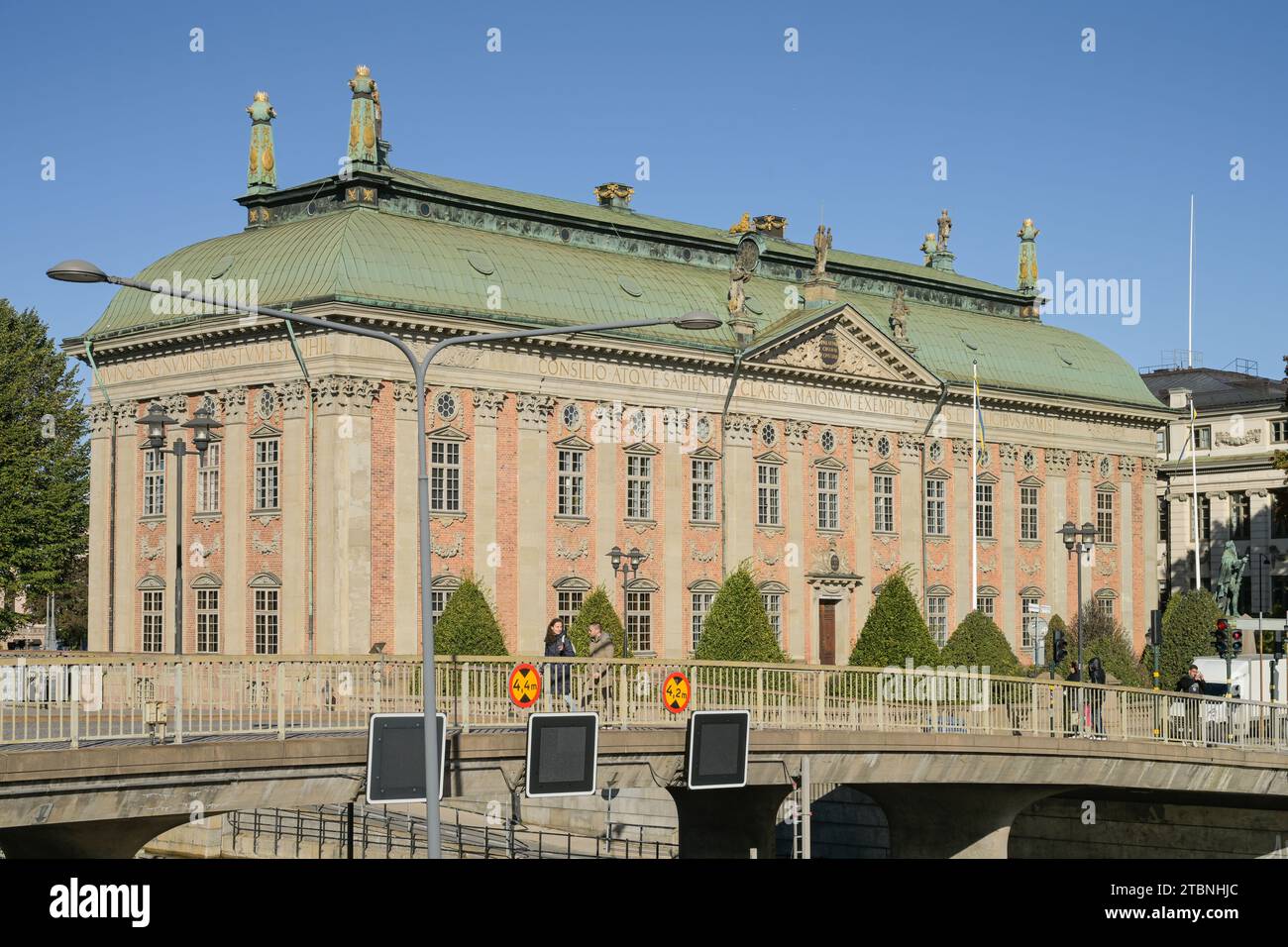 Riddarhuset, Versammlungshaus schwedischer Adel, Stockholm, Schweden Stockfoto