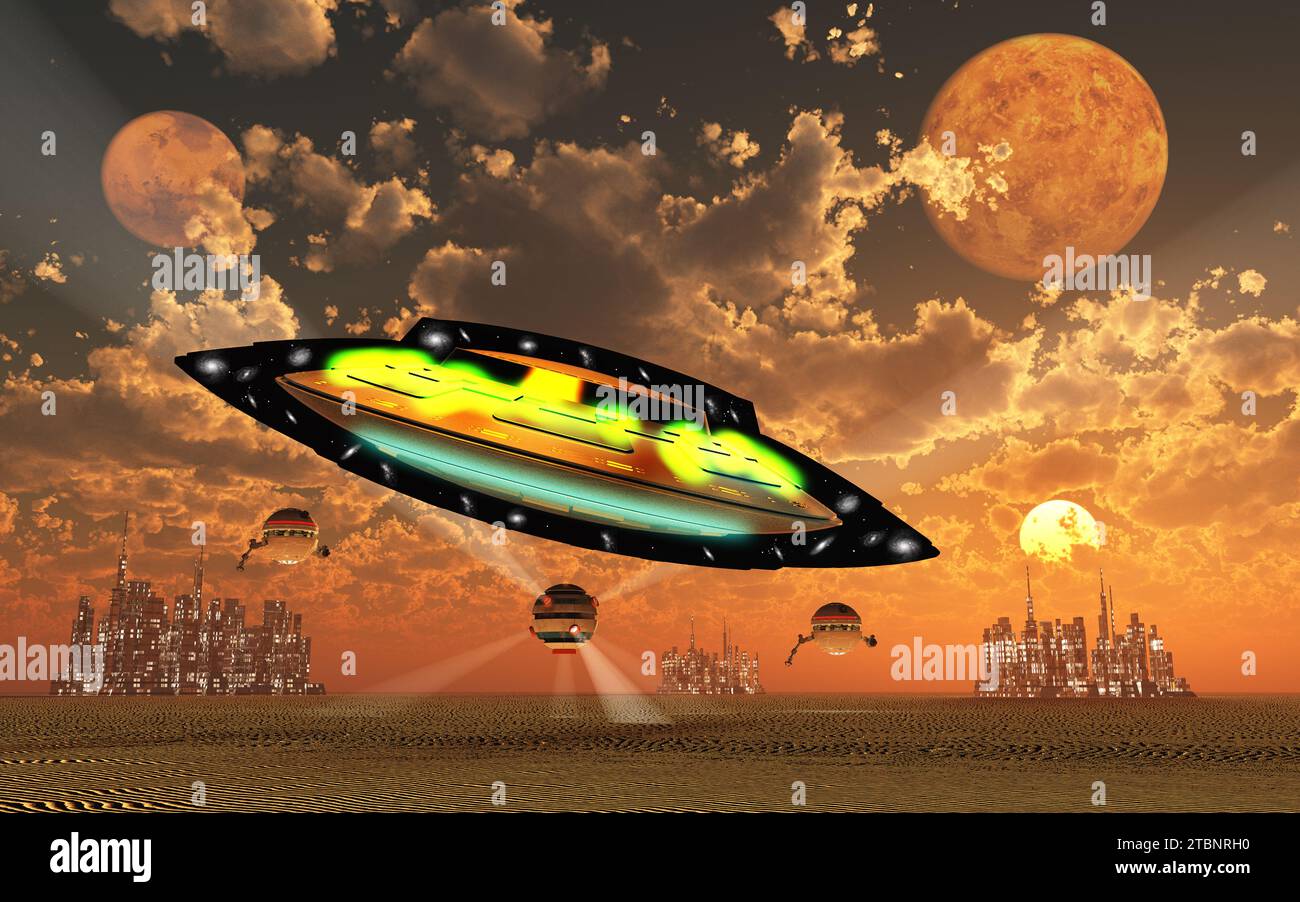 UFO-Portal Stockfoto