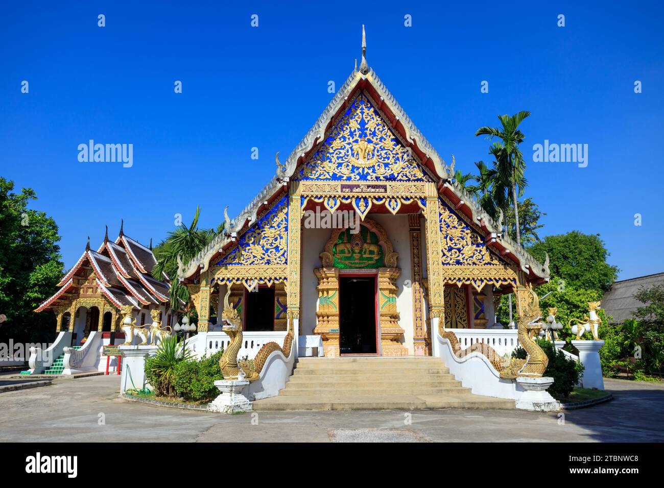 Lampang, Thailand 3. Dezember 2023 Wat Pongsanuk Nua (auch Pong