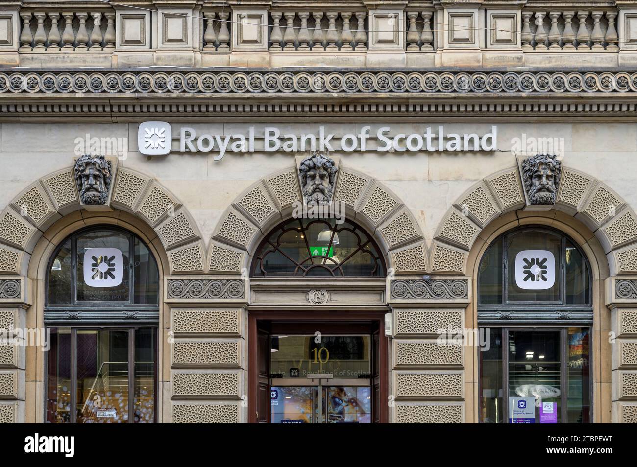 Royal Bank of Scotland, Gordon Street, Glasgow, Schottland, Vereinigtes Königreich, Europa Stockfoto