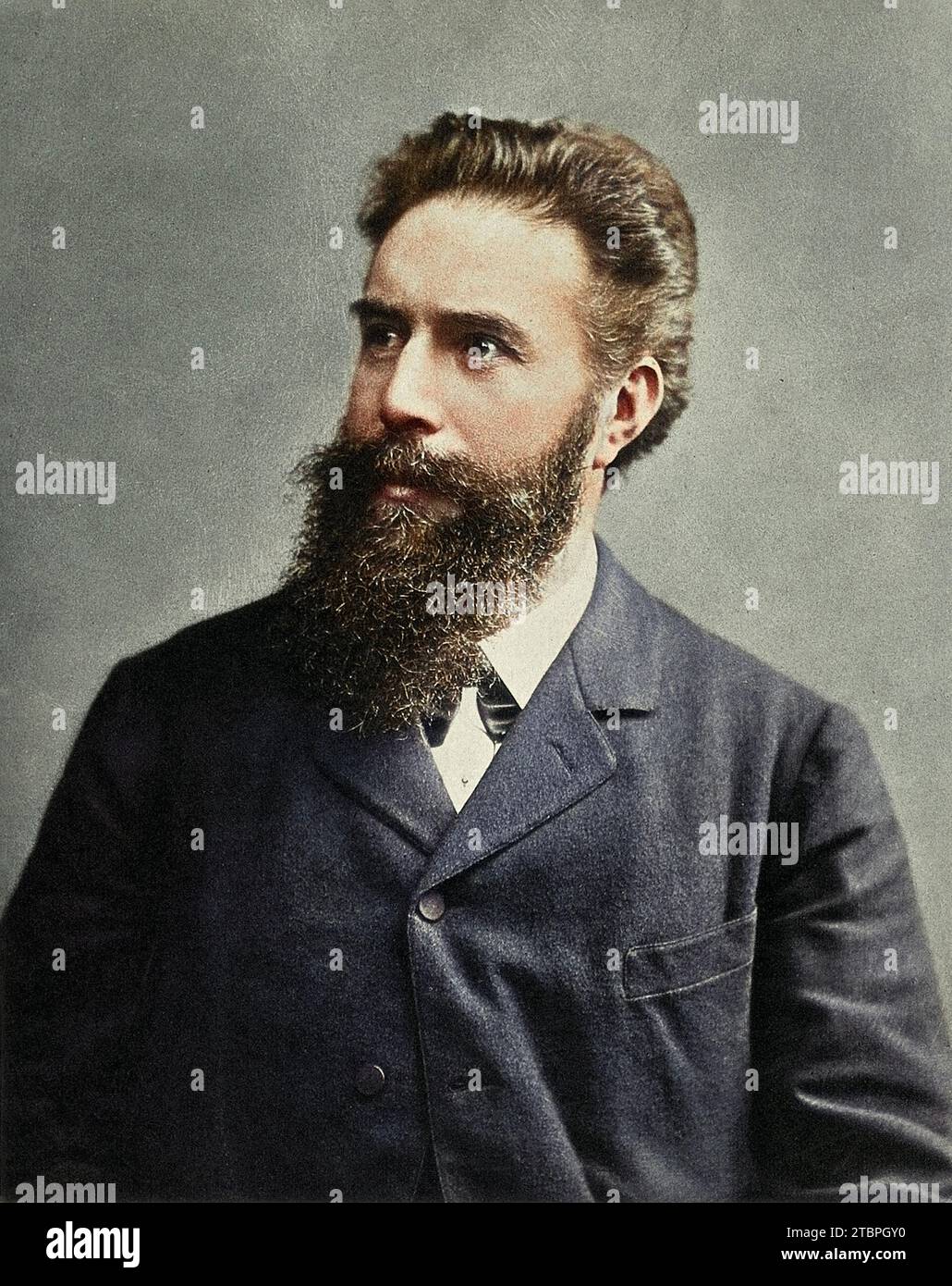 Wilhelm Conrad Röntgen/Rontgen. Ca. 1890-1900. Stockfoto