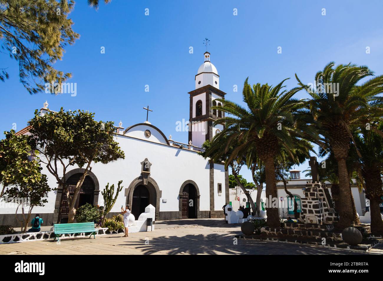 Katholische Kirche, Parraquia de San Gines, Arrecife, Lanzarote, Las Palmas, Spanien Stockfoto