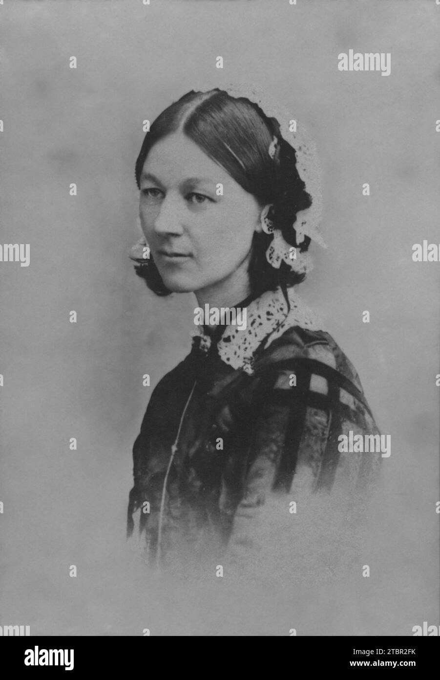 Florence Nightingale. Ca. 1860-1870 Stockfoto