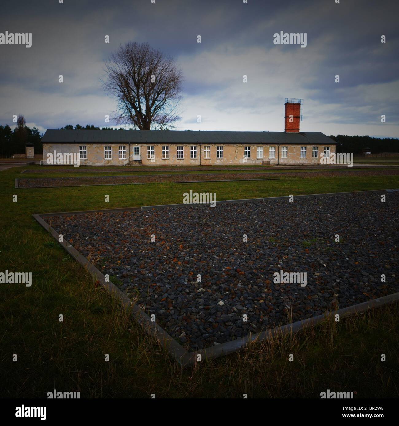 Konzentrationslager Oranienburg-Sachsenhausen, Oranienburg, Brandenburg, Deutschland Stockfoto