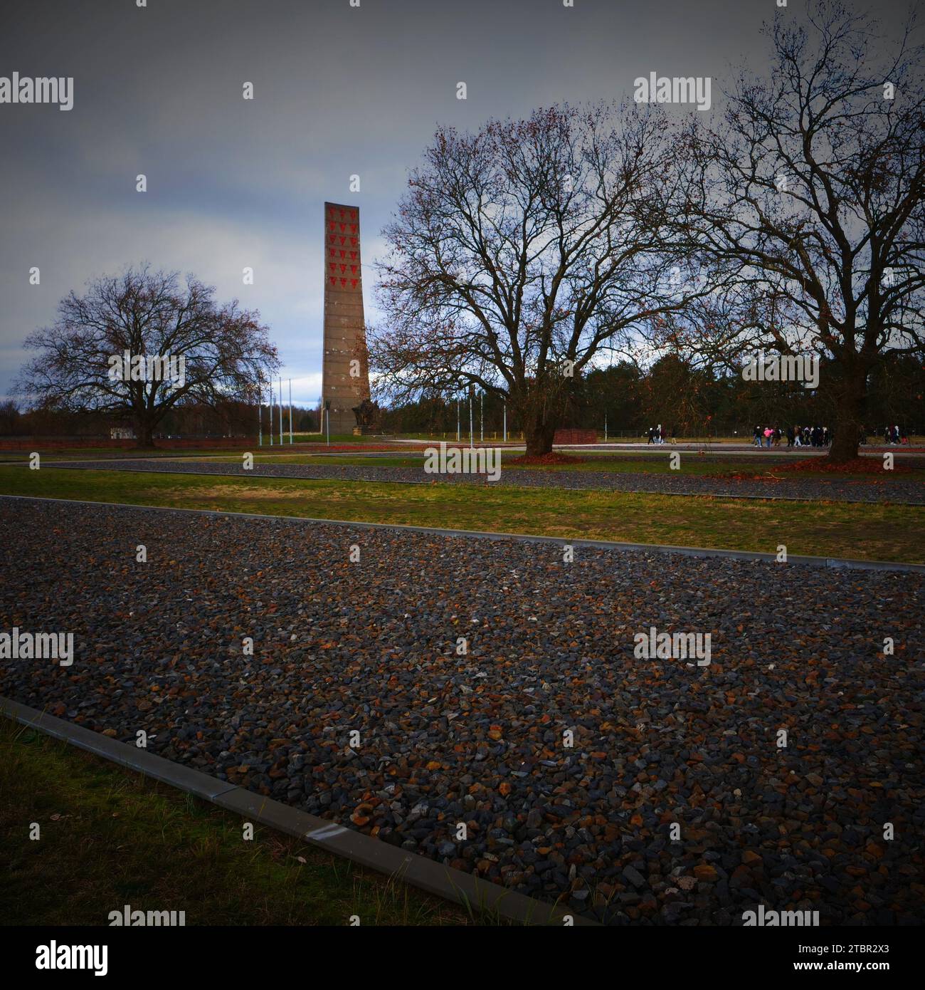 Konzentrationslager Oranienburg-Sachsenhausen, Oranienburg, Brandenburg, Deutschland Stockfoto