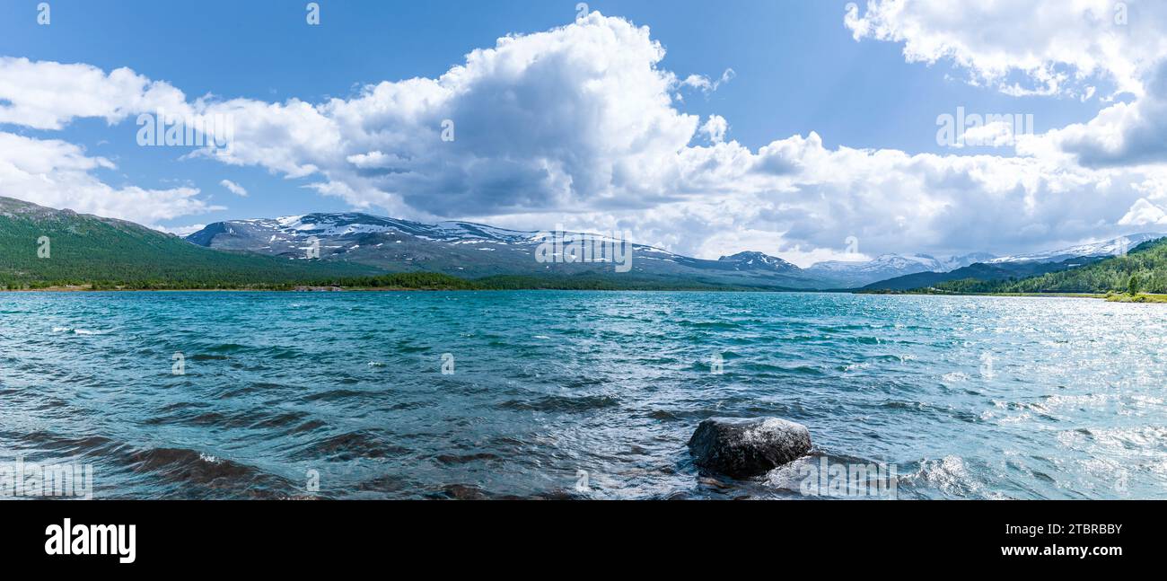 Sojdalsvatnet in Jotunheimen in Norwegen Stockfoto
