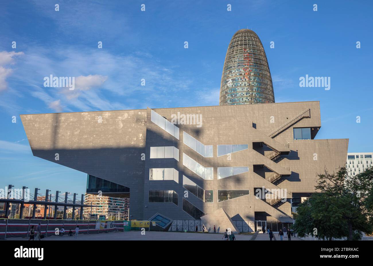 Spanien, Katalonien, Barcelona, Torre Agbar Stockfoto
