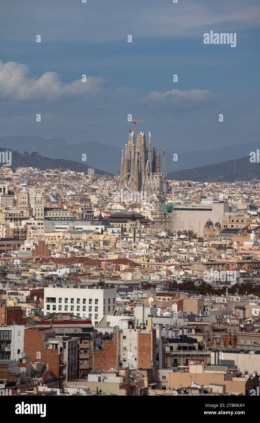 Spanien, Katalonien, Barcelona, Panorama, Altstadt Stockfoto