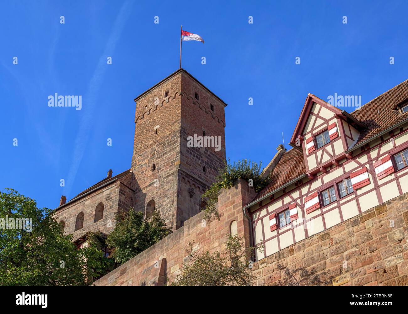 Schloss Nürnberg, Reichsschloss Nürnberg, Mittelfranken, Bayern, Deutschland, Europa Stockfoto