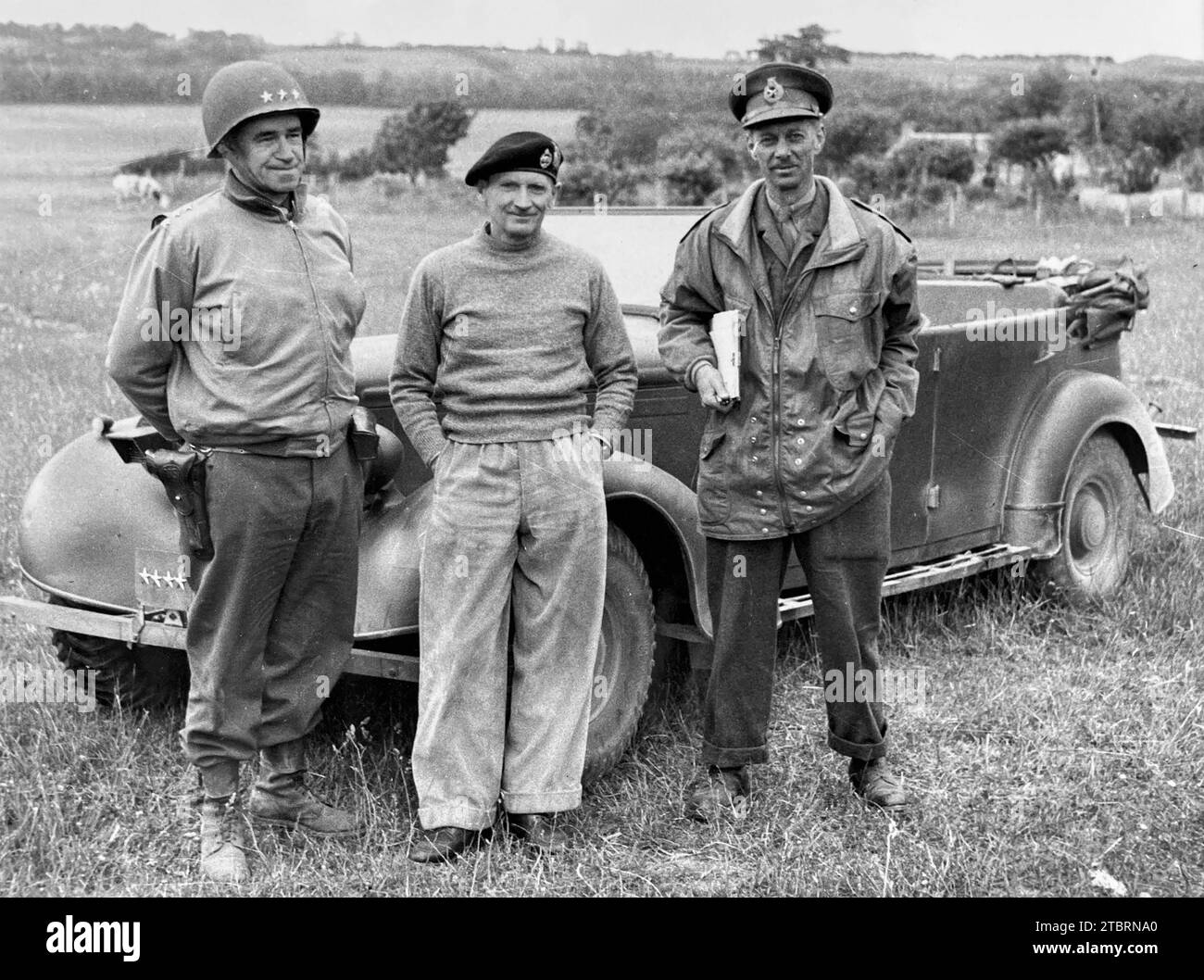 Generalleutnant omar bradley Fotos und Bildmaterial in hoher