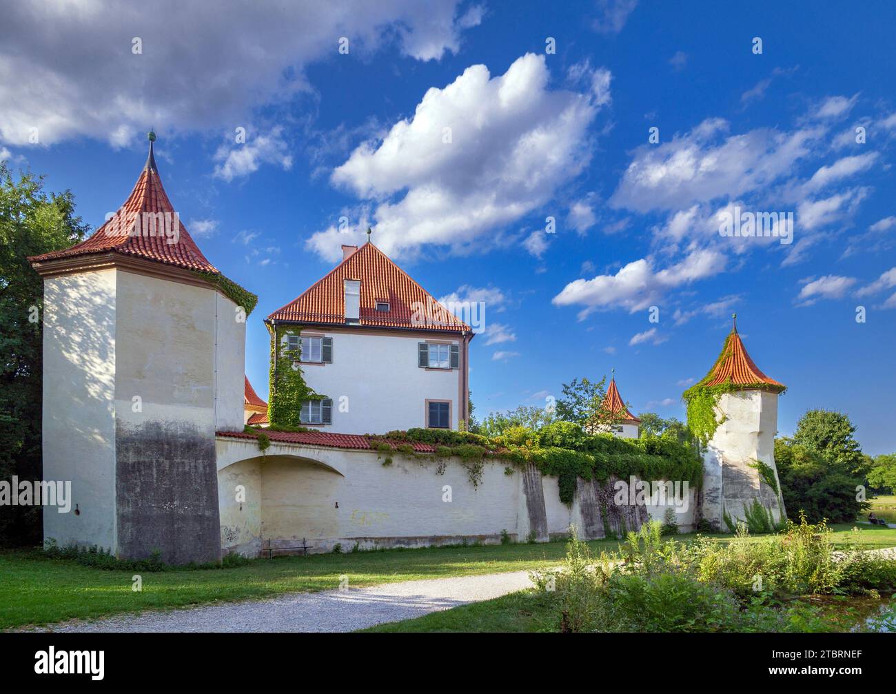Schloss Blutenburg, Obermenzing, München, Oberbayern, Bayern, Süddeutschland, Deutschland, Europa Stockfoto