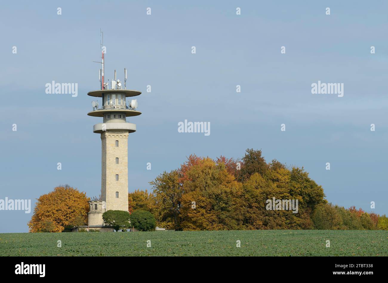 Longinusturm im Herbst, Nottuln, Baumberge, Münsterland, Nordrhein-Westfalen, Deutschland Stockfoto