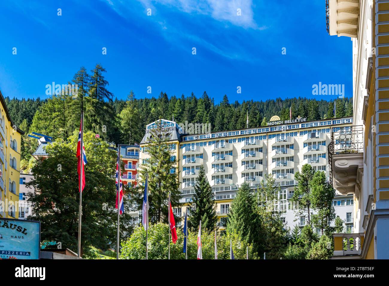 Hotel Mondi Bellevue, Bad Gastein, Bad Gastein, Gasteinertal, Nationalpark Hohe Tauern, Österreich, Europa Stockfoto