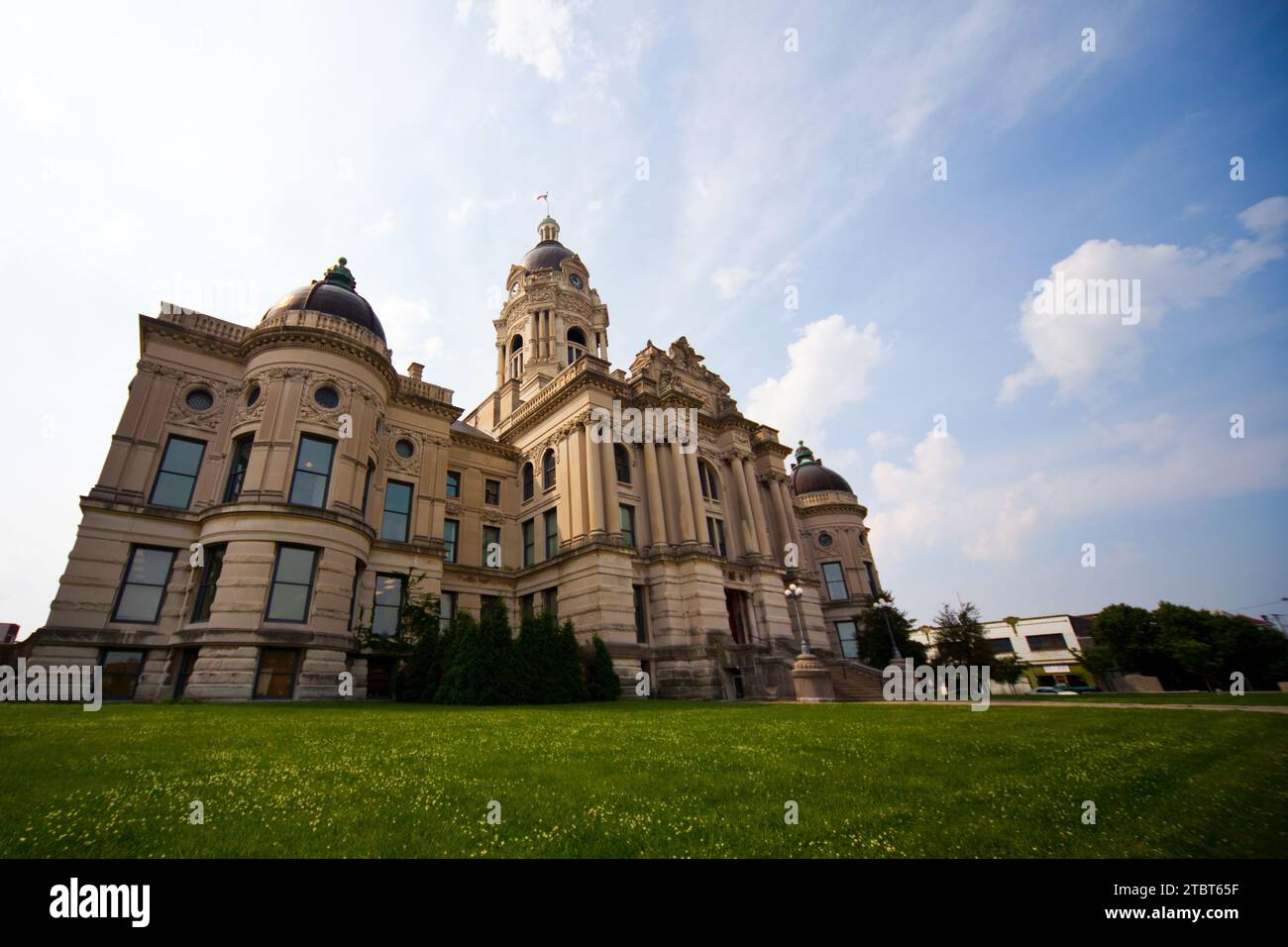 Klassisches Regierungsgericht in Evansville, Indiana Stockfoto