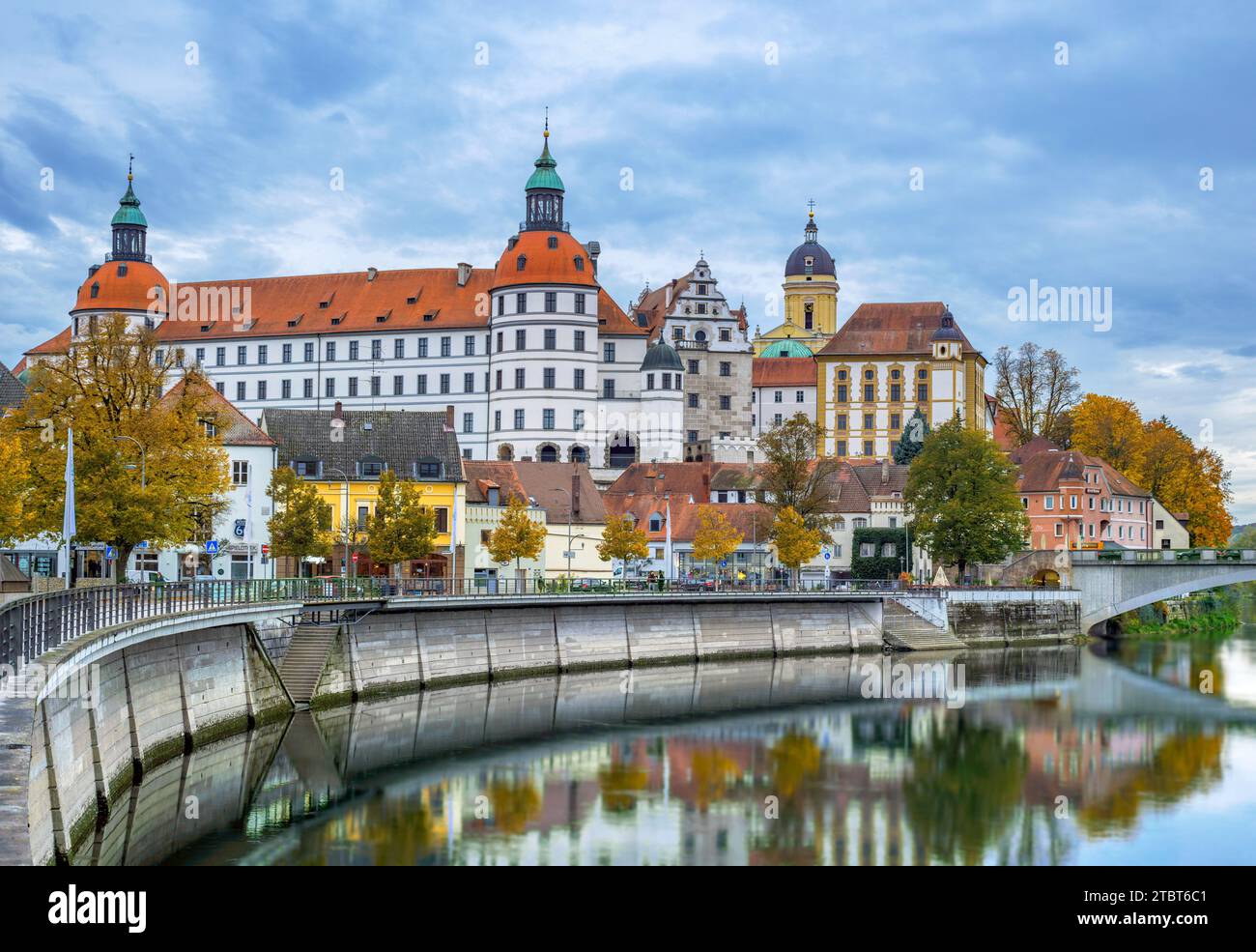 Schloss Neuburg an der Donau, Bayern, Deutschland, Europa Stockfoto