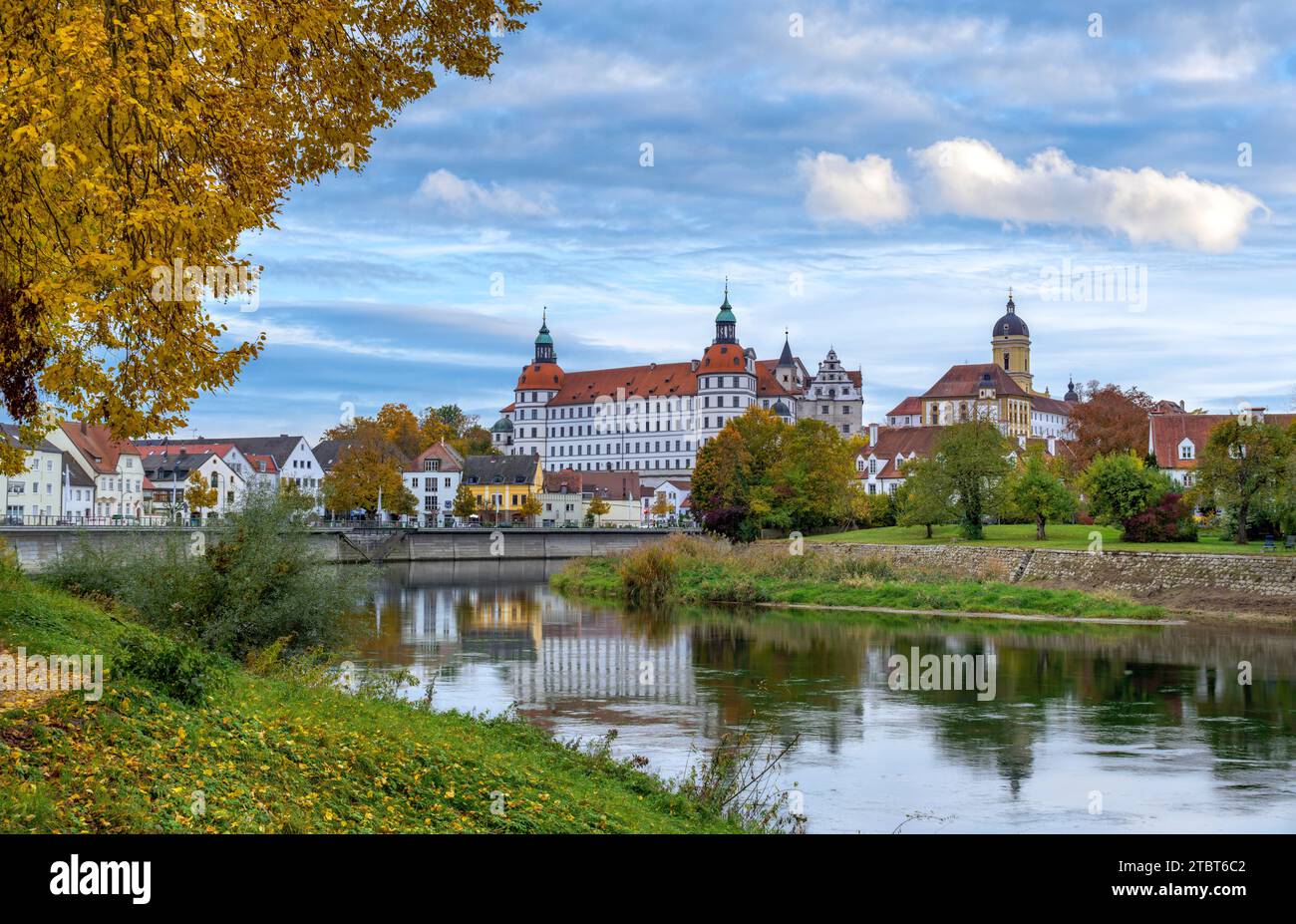 Schloss Neuburg an der Donau, Bayern, Deutschland, Europa Stockfoto