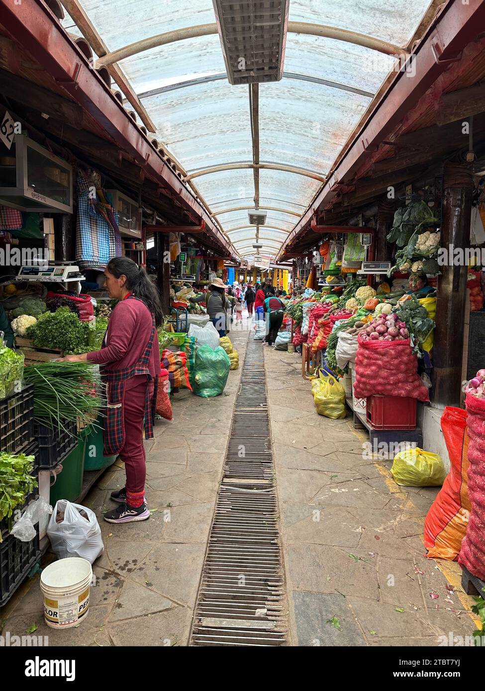 Märkte in Cuzco, Peru Stockfoto