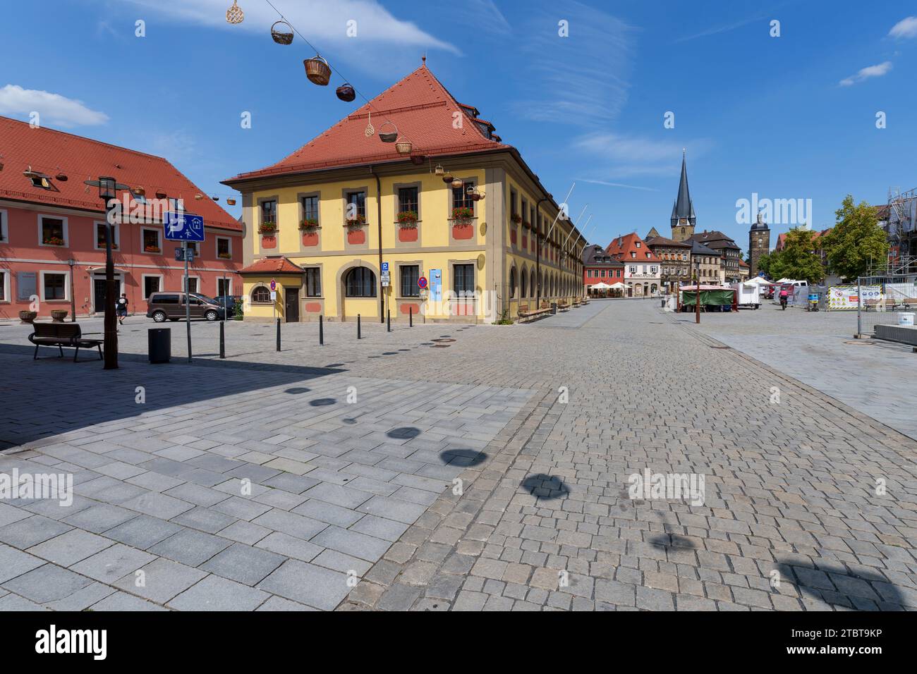 Korbbaustadt Lichtenfels mit historischer Altstadt, Stadtteil Lichtenfels, Oberfranken, Franken, Bayern, Deutschland Stockfoto