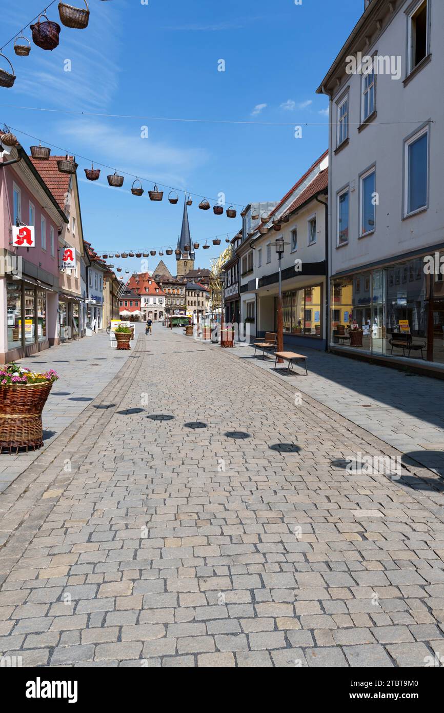 Korbbaustadt Lichtenfels mit historischer Altstadt, Stadtteil Lichtenfels, Oberfranken, Franken, Bayern, Deutschland Stockfoto