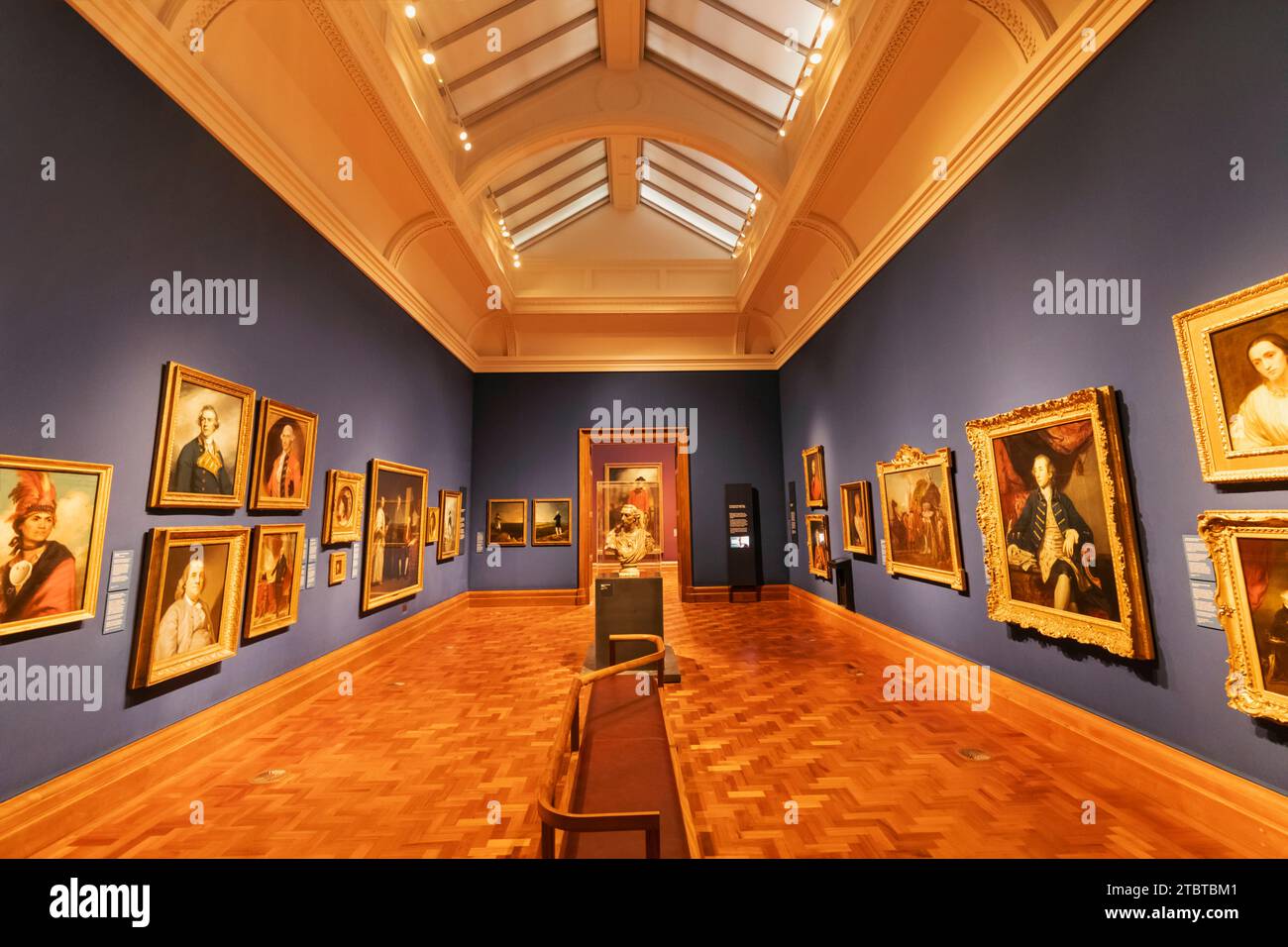 England, London, National Portrait Gallery, Innenansicht Stockfoto