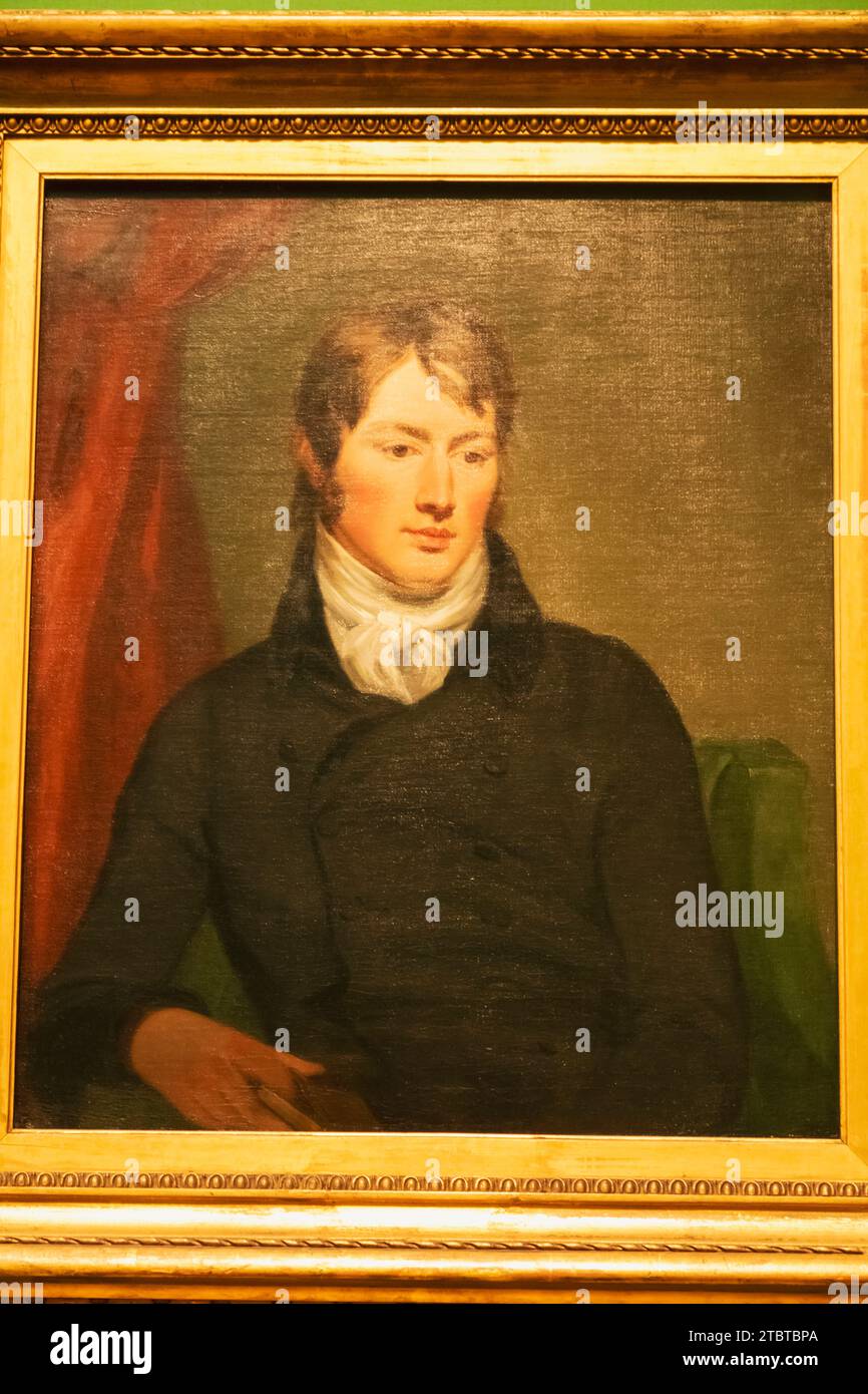 England, London, Portrait of John Constable (1776–1837) von Ramsay Richard Reinagle um 1799 Stockfoto