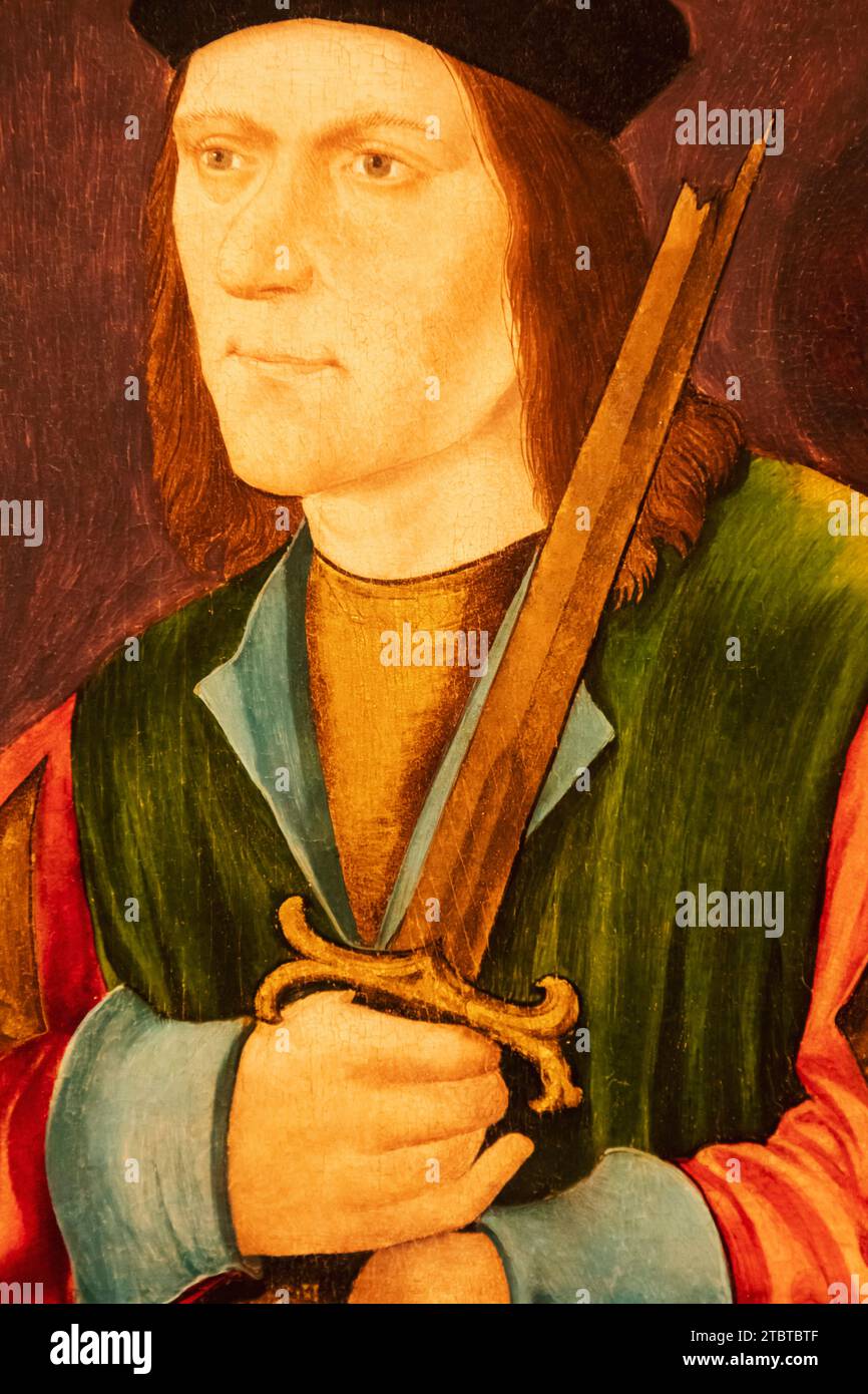 England, London, Portrait of King Richard III. (1452–85) von einem unbekannten Künstler um 1540 Stockfoto