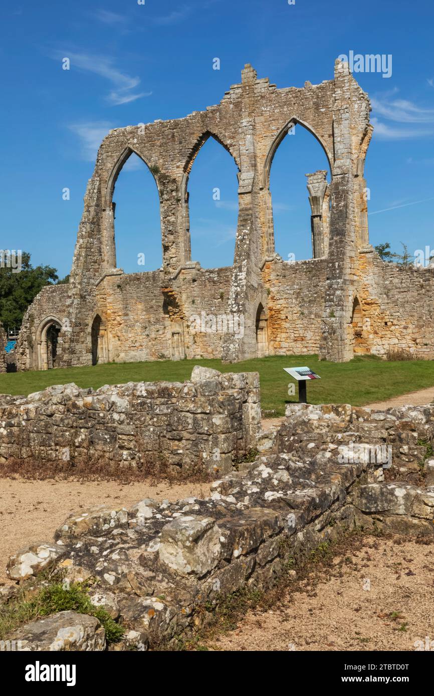 England, Kent, Lamberhurst, Bayham Old Abbey Stockfoto